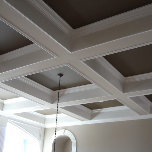 coffered ceiling