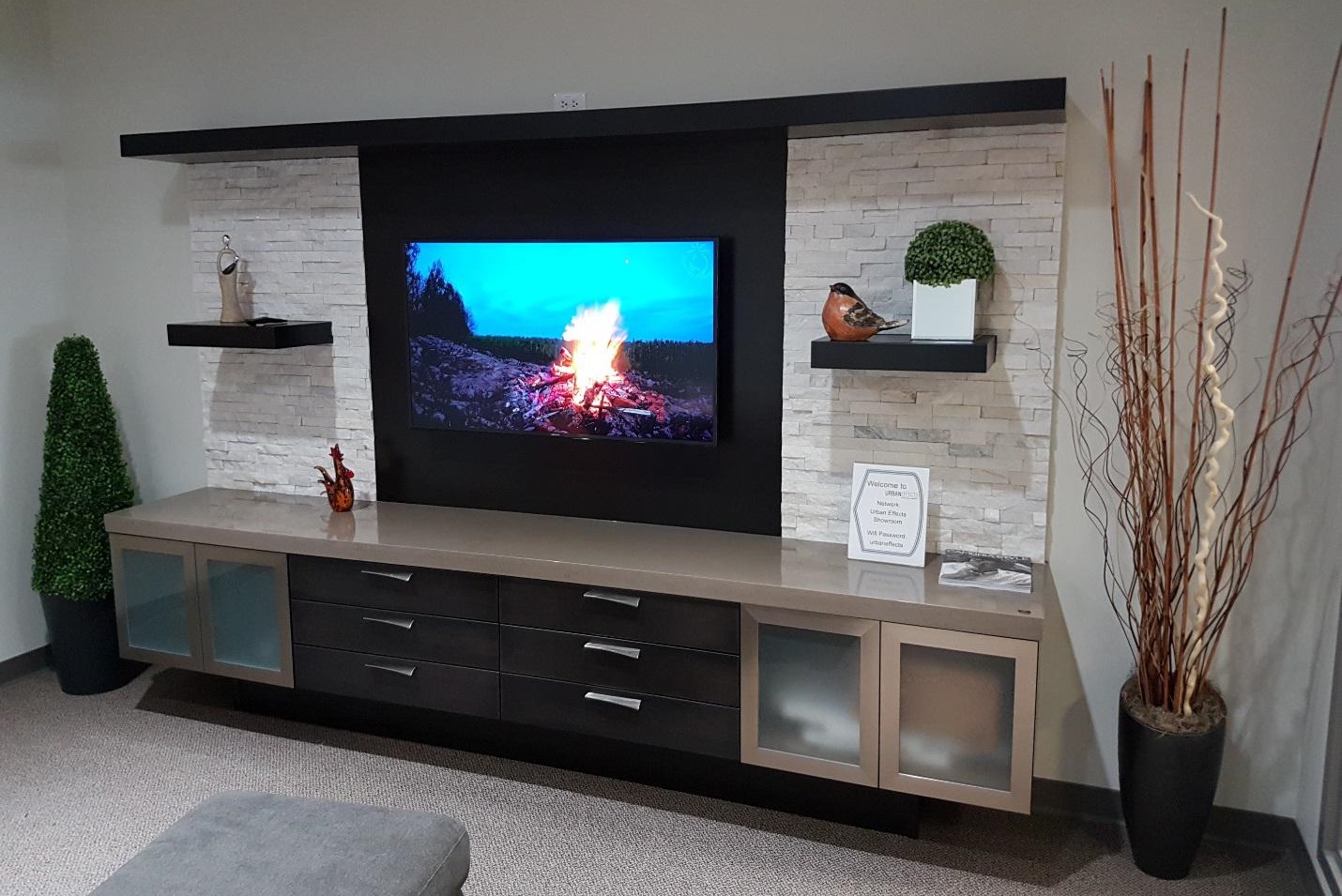 CUSTOM ENTERTAINMENT CENTRE