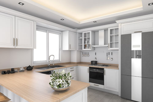 Kitchen 3D Rendering