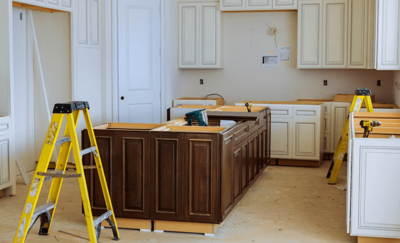 Home kitchen renovation.